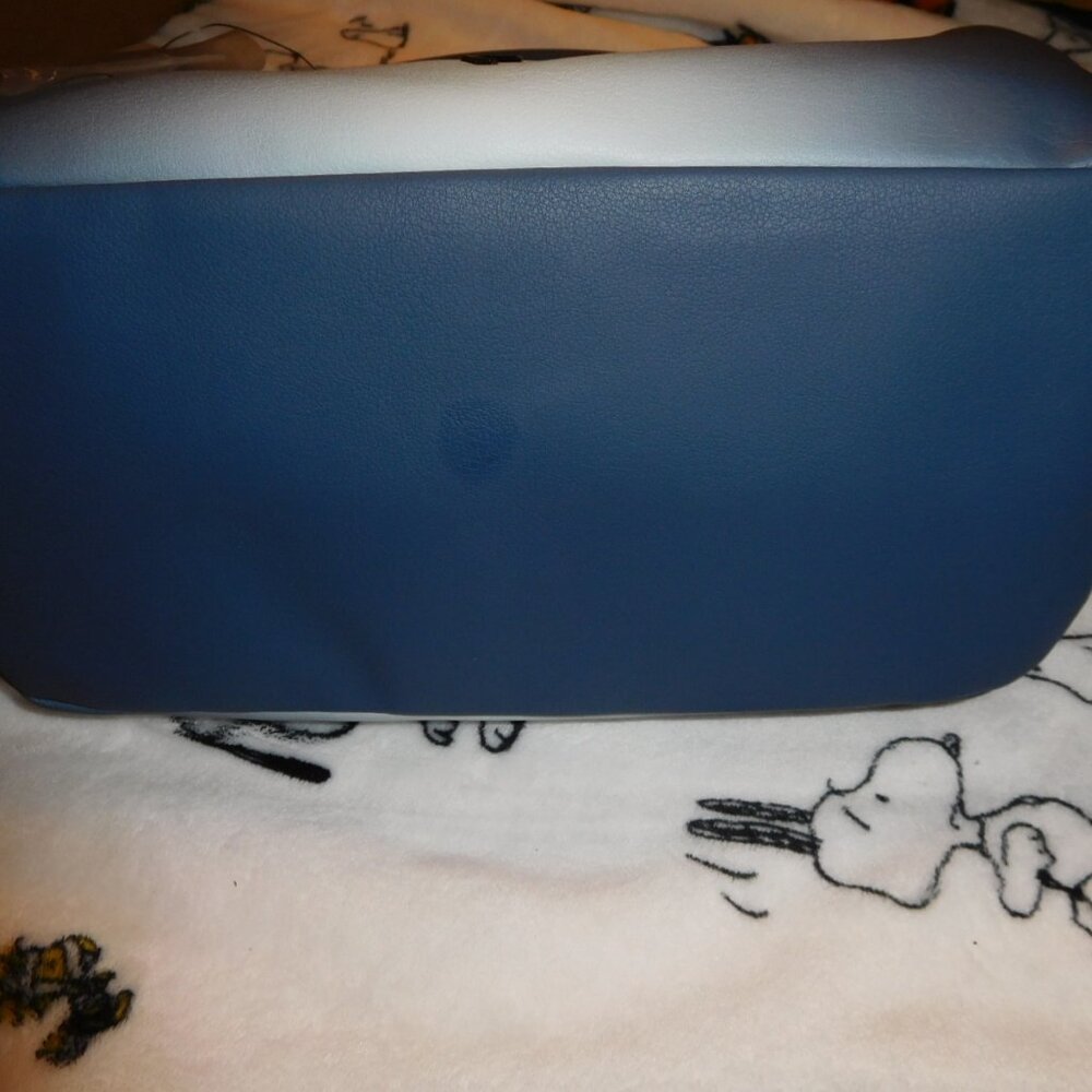 NWT Simply Vera Vera Wang Caitlin Functional Satchel Bag blue tie dye - Picture 4 of 16